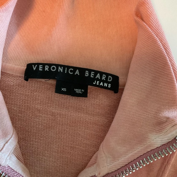 Veronica Beard lounge / sweatsuit set, peach color, 100% comfy cotton, Size XS - Picture 5 of 16